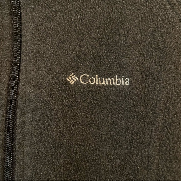 Columbia faux shearling zip up sweater jacket size Medium - Picture 5 of 9